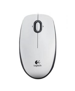 Logitech B100 Wired Optical Mouse White 910-003360