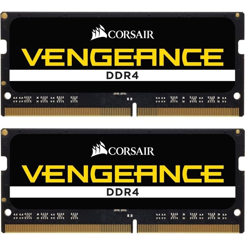 Corsair Vengeance 32GB (2x16GB) 2666MHz DDR4 SO-DIMM CMSX32GX4M2A2666C18