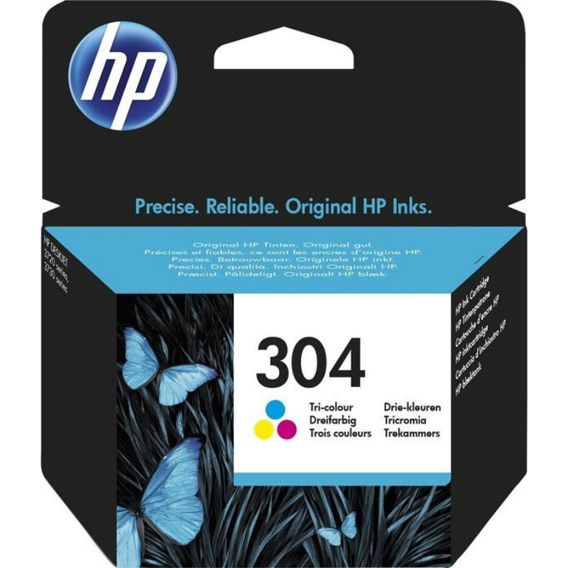 HP 304 Tri-Color Original Ink N9K05AE