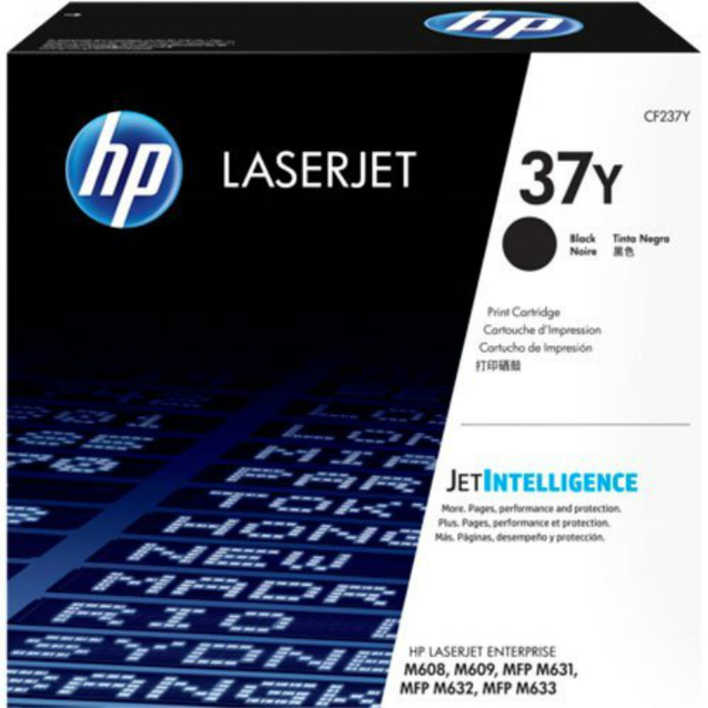 HP 37Y Extra High Yield Black Original LaserJet Toner CF237Y