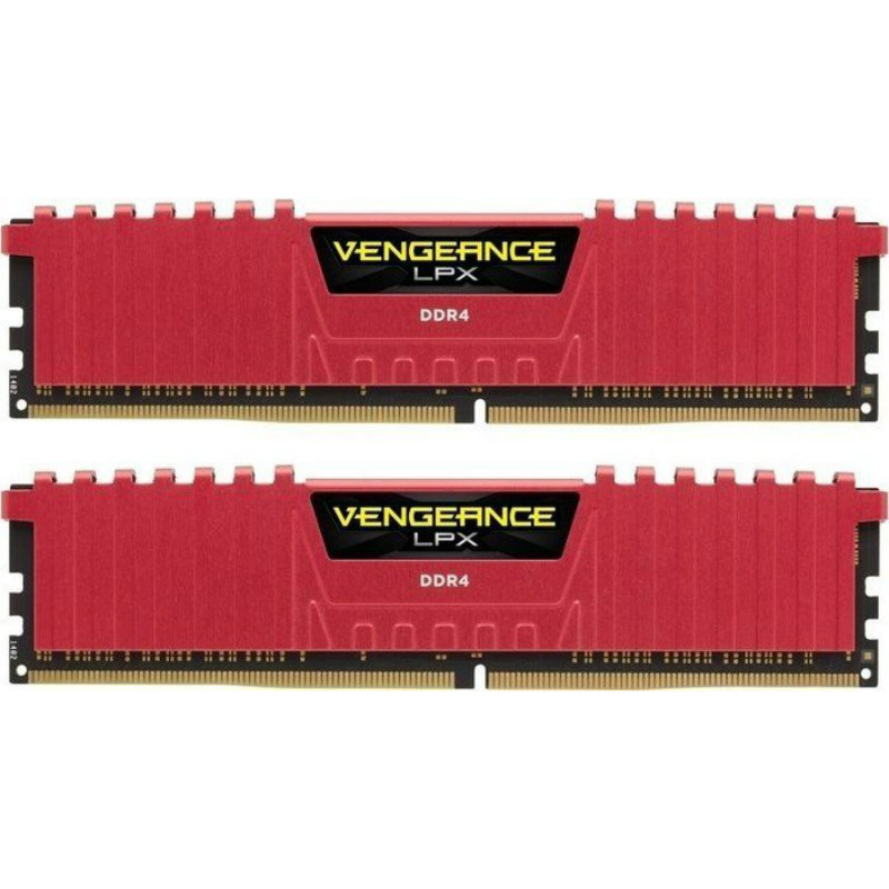 Corsair Vengeance LPX 32GB (2x16GB) 2666MHz DDR4 Red CMK32GX4M2A2666C16R