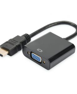 Digitus HDMI A to VGA Converter Black DA-70461