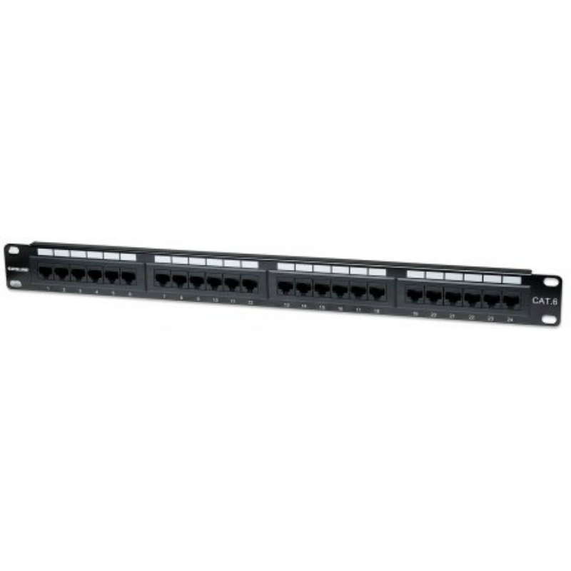 Manhattan 24-Port Cat6 1U Patch Panel 520959