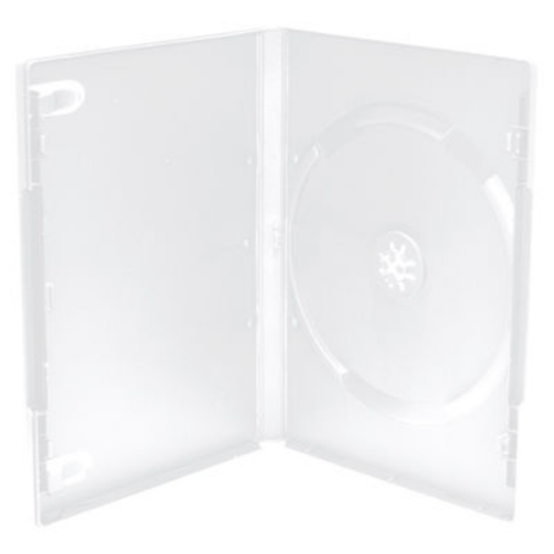 MediaRange DVD Case for 1 Disc 14mm Machine Packing Grade FrostedTransparent BOX25-M