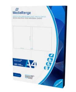 MediaRange Matte Inserts for 11mm Blu-Ray Cases 50 Pack MRINK123