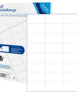 MediaRange Multi-Purpose Labels 70x37mm Permanent Adhesive White 1200 Pack MRINK149