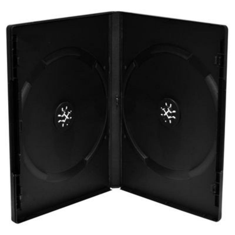 MediaRange DVD Case for 2 Discs 14mm Black BOX12