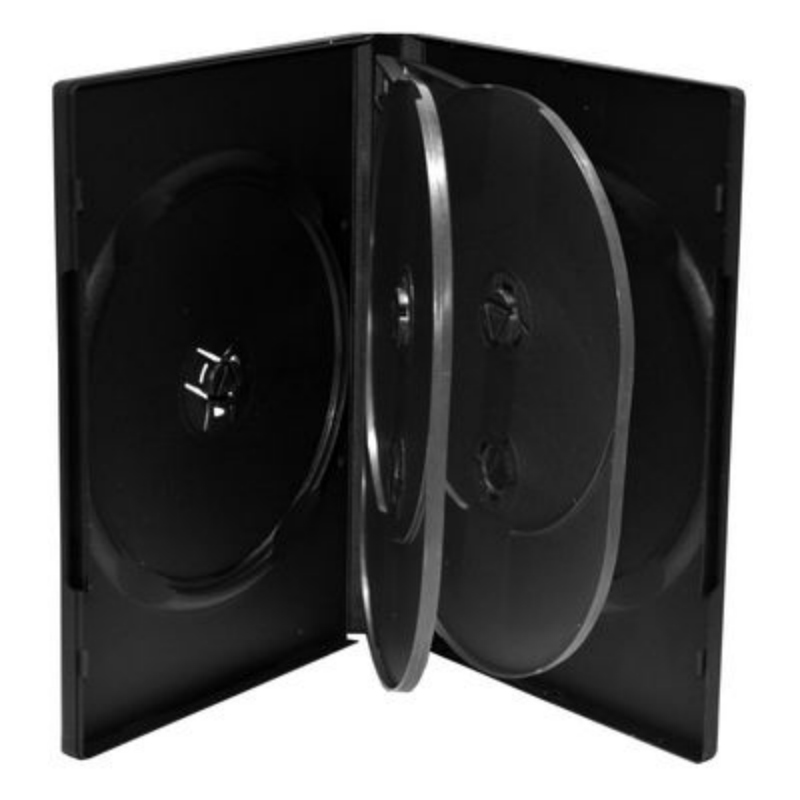 MediaRange DVD Case for 6 Discs 22mm Black BOX16