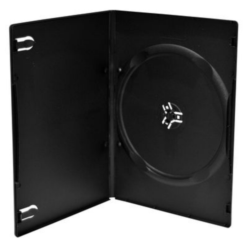 MediaRange DVD Slimcase 7mm Machine Packing Grade Black BOX13-M