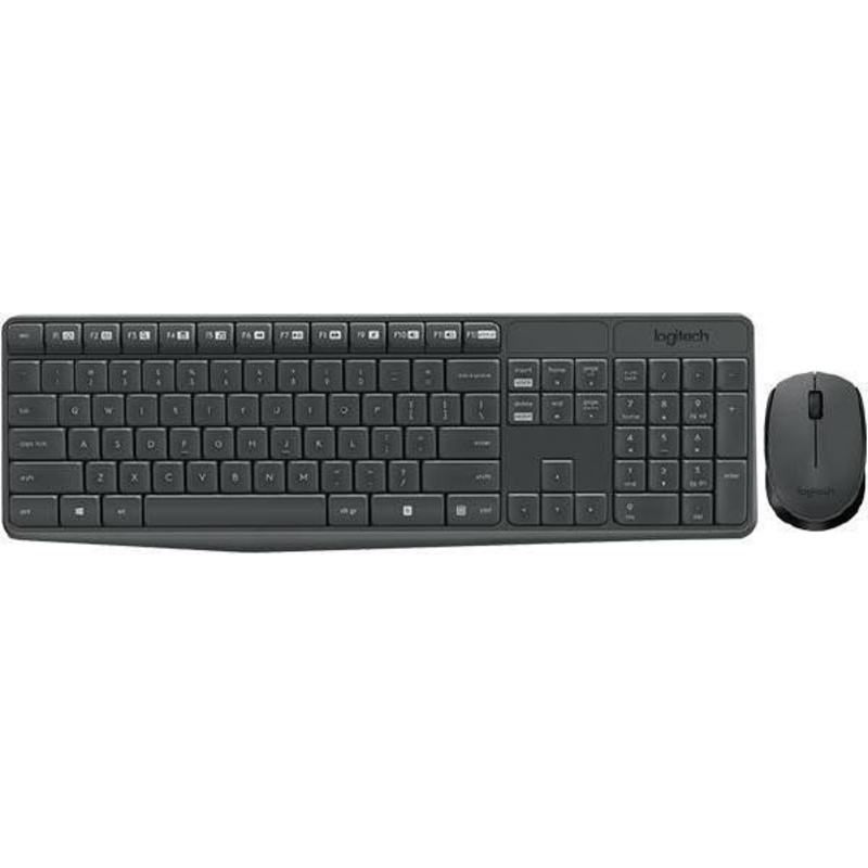 Logitech MK235 Wireless Keyboard & Mouse US Black 920-007931