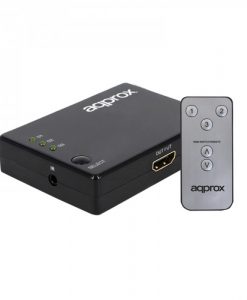 Approx 3-Port HDMI Splitter 4K Black C29V2