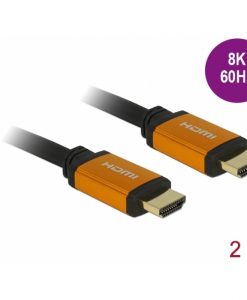 Delock HDMI Cable 8K 60Hz 2m MM Black 85729