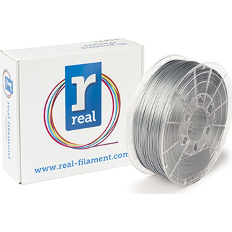 Real 3D Printer Flament PLA 1.75mm 0.5Kg Satin Silver NLPLASATINSILVER500MM175