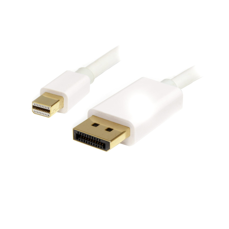 StarTech Cable Mini DisplayPort to DisplayPort 1.2 MM 2m White MDP2DPMM2MW