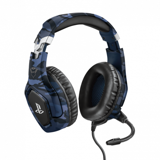 Trust GXT 488 Forze-B Wired Gaming Headset For PS4 Blue 23532