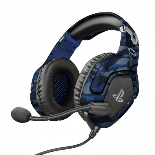 Trust GXT 488 Forze-B Wired Gaming Headset For PS4 Blue 23532_1