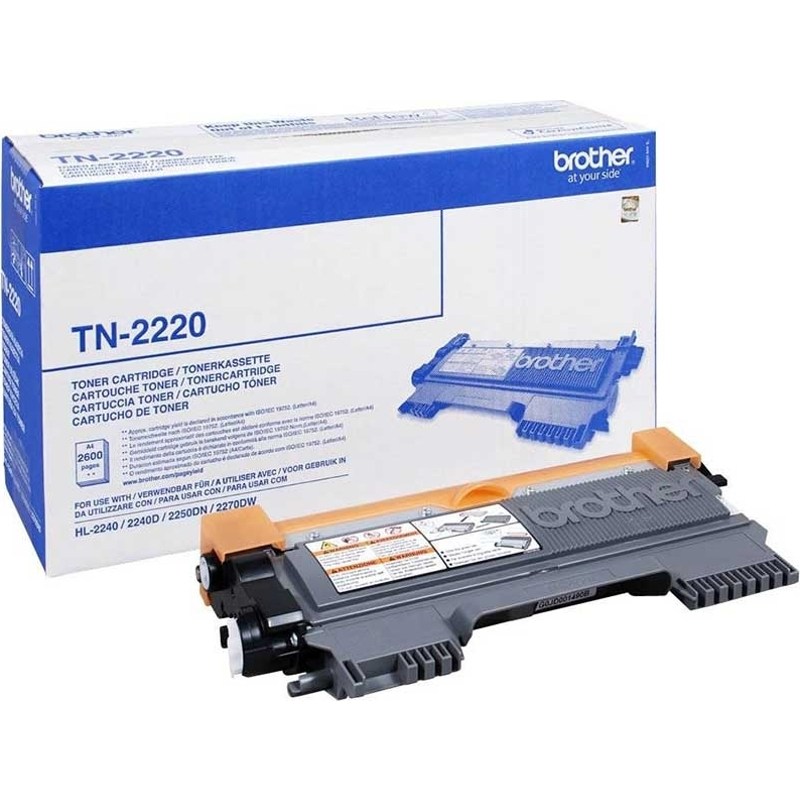 Brother TN-2220 Toner Black 2.6K Pgs