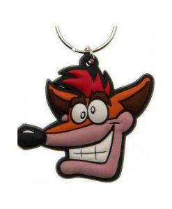 Abysse Crash Bandicoot Crash Face Keychain ABYKEY443