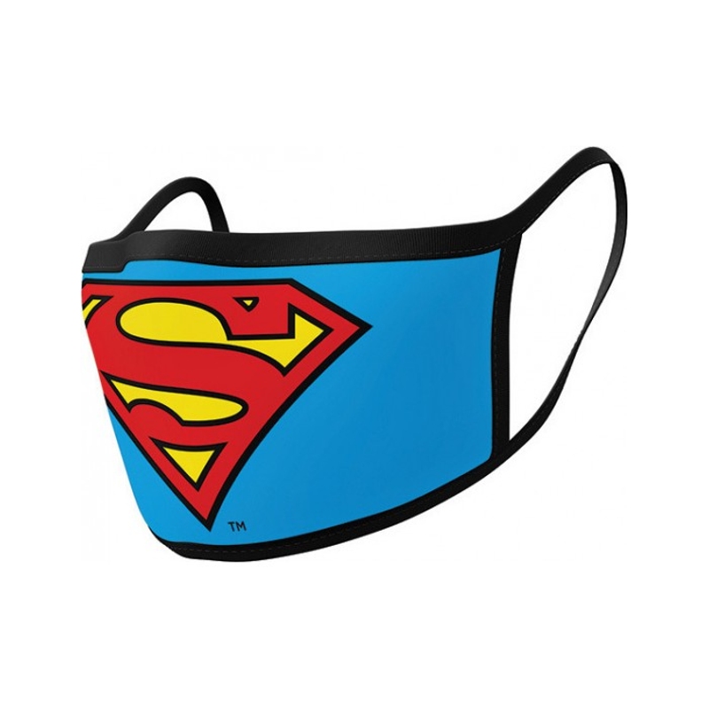 Pyramid DC Comics Superman Logo Face Covering Mask 2-Pack GP85559