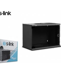 S-Link 19 4U Soho Cabin Wall Mounted Flat Pack 400mm RAL9005